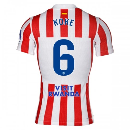 Camiseta Atlético Madrid Koke 6 Primera 2025-26 Camiseta Atlético Madrid Koke 6 Primera 2025-26